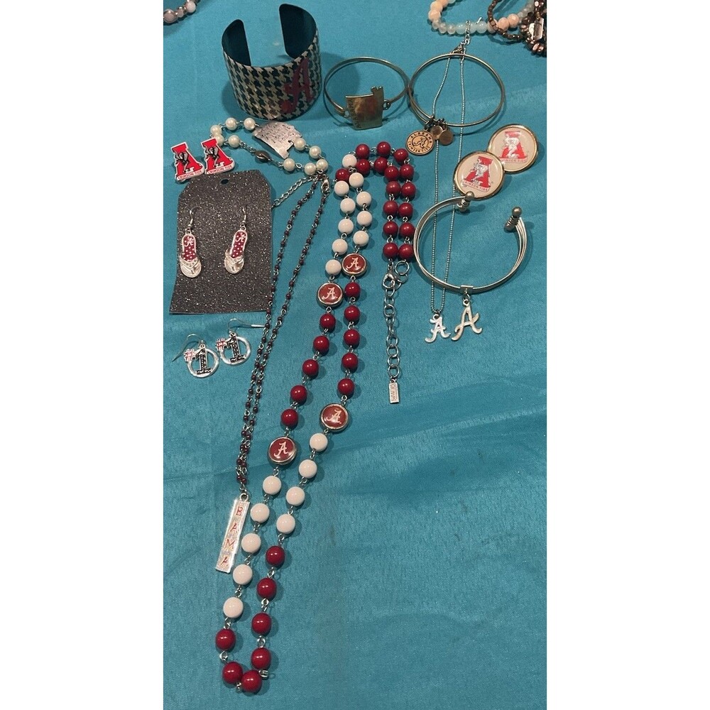 Women’s Alabama Crimson Tide Football Mixed Jewelry Bundle Lot